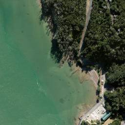Satellite imagery of Kauri Point Birkenhead, NZ