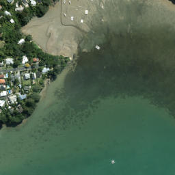 Satellite imagery of Stoke Point, NZ