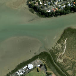 Satellite imagery of Duders Point, NZ