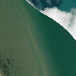 Satellite imagery of Rough Rock, NZ