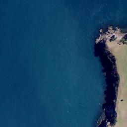 Satellite imagery of Te Kouma Head, NZ