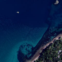 Satellite imagery of Cook Bluff, NZ