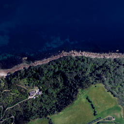 Satellite imagery of Cook Bluff, NZ