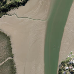 Satellite imagery of Orukuwai Point, NZ