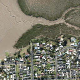 Satellite imagery of Orukuwai Point, NZ