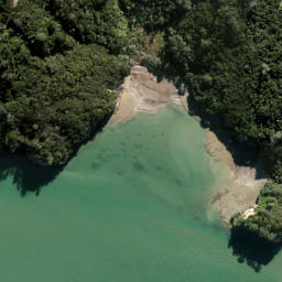 Satellite imagery of Kauri Point Birkenhead, NZ