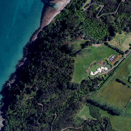 Satellite imagery of Cook Bluff, NZ