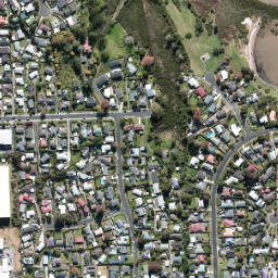 Satellite imagery of Orukuwai Point, NZ