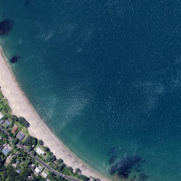 Satellite imagery of Pah Point, NZ