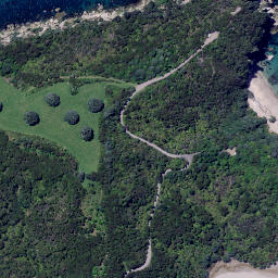 Satellite imagery of Shakespeare Cliff, NZ
