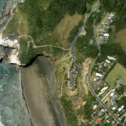 Satellite imagery of Otakamiro Point, NZ