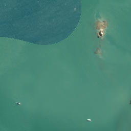 Satellite imagery of Ponui Head, NZ