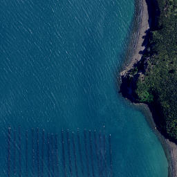 Satellite imagery of Hikurangi Point, NZ