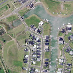 Satellite imagery of Treleases Point, NZ