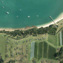 Satellite imagery of Ponui Head, NZ