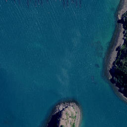 Satellite imagery of Hikurangi Point, NZ