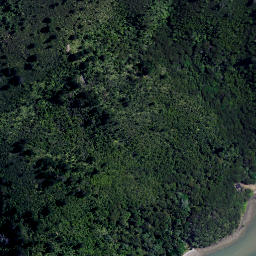 Satellite imagery of Hikurangi Point, NZ