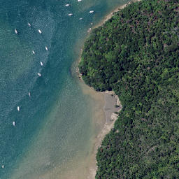 Satellite imagery of Pah Point, NZ