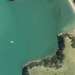 Satellite imagery of Ponui Head, NZ