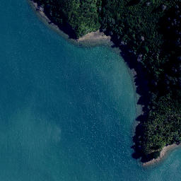 Satellite imagery of Hikurangi Point, NZ
