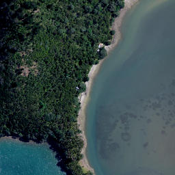 Satellite imagery of Hikurangi Point, NZ