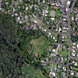 Satellite imagery of cairn, NZ