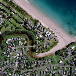 Satellite imagery of Hereheretaura Point, NZ