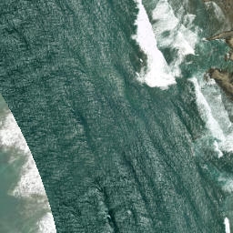 Satellite imagery of Tirikohua Point, NZ