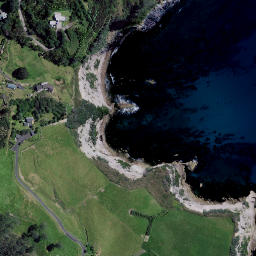 Satellite imagery of Te Pupuha Point, NZ