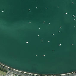 Satellite imagery of Hobson Point, NZ
