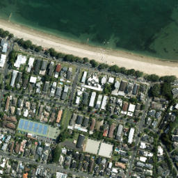 Satellite imagery of Gower Point, NZ