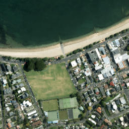 Satellite imagery of Gower Point, NZ