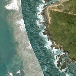 Satellite imagery of Te Waharoa Point, NZ