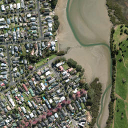 Satellite imagery of Point Chevalier, NZ