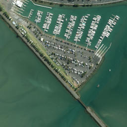 Satellite imagery of Hobson Point, NZ