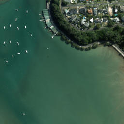 Satellite imagery of Hobson Point, NZ
