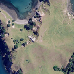 Satellite imagery of Deadman Point, NZ