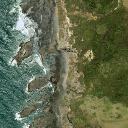 Satellite imagery of Te Waharoa Point, NZ