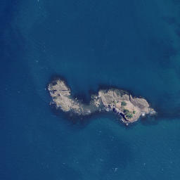 Satellite imagery of Cave Point, NZ