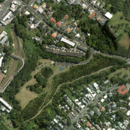Satellite imagery of Ewelme Cottage, NZ