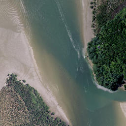 Satellite imagery of Kopaki Point, NZ