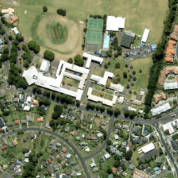 Satellite imagery of Glen Innes, NZ