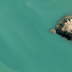 Satellite imagery of Thames Point, NZ