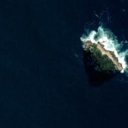 Satellite imagery of Castle Rock, NZ