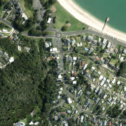 Satellite imagery of Maraetai Point, NZ