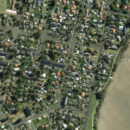 Satellite imagery of Point England, NZ