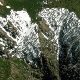 Satellite imagery of North Peak, AU