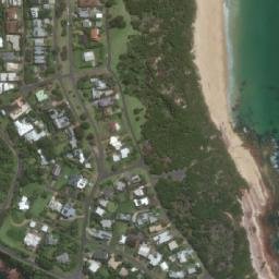 Satellite imagery of Merimbula, AU