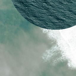 Satellite imagery of Raeakiaki Point, NZ