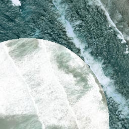 Satellite imagery of Raeakiaki Point, NZ